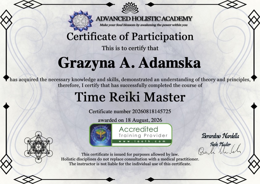 Time Reiki - Grażyna A. Adamska