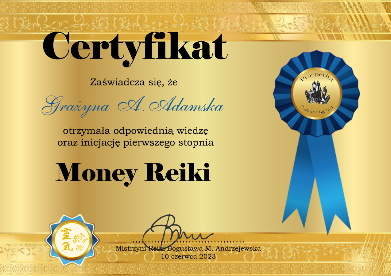 Money Reiki - Grażyna A. Adamska